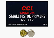 CCI Pólvora 550 Magnum Small Pistol 1000 piezas