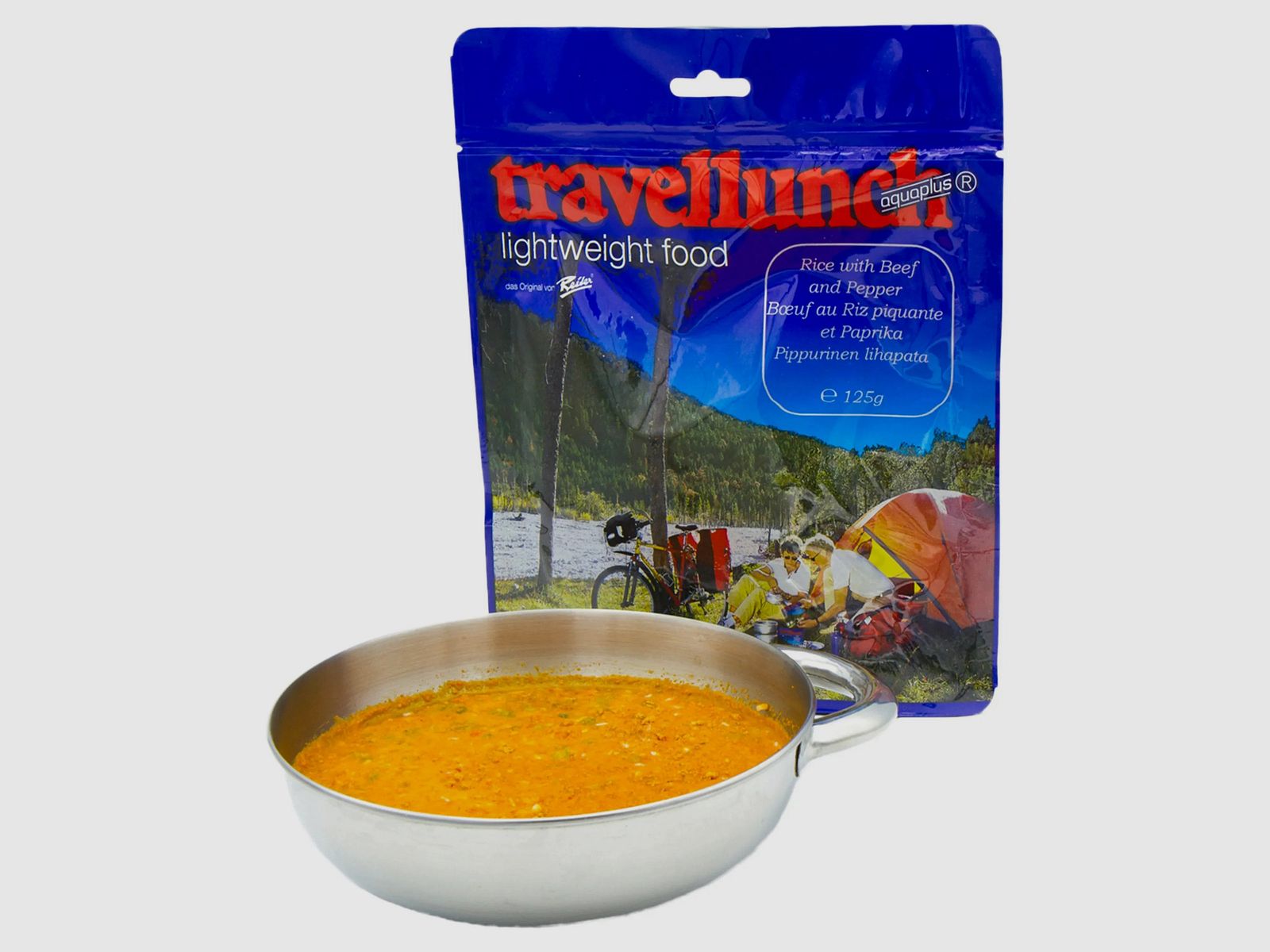 Travellunch Reis mit Rindfleisch und Paprika 1er Packung