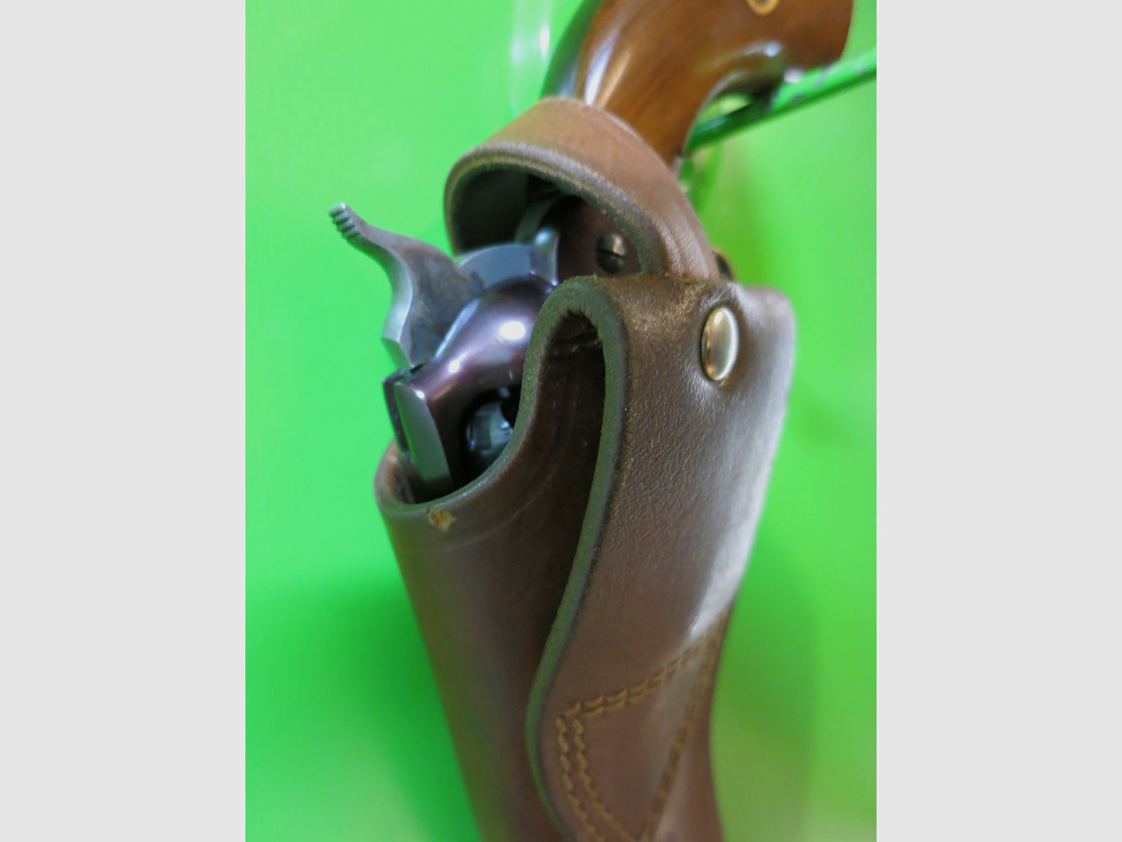 Revolver-Holster ZED HOLSTERS LEATHER GOODS. HANDMADE, Westernholster, Revolver bis 6,5", Bild 3 von 5