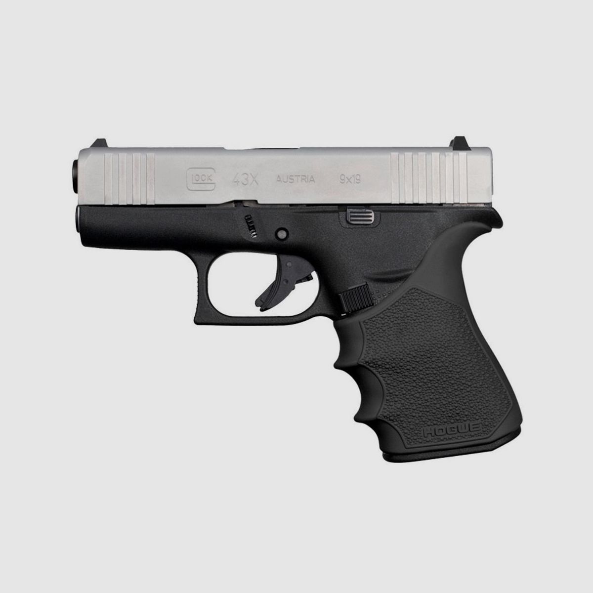 HOGUE HandAll Beavertail Gummigriff für Glock 43X / 48 Schwarz