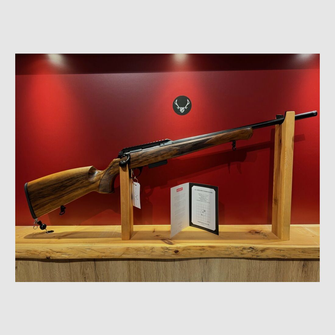 Anschütz 1771 G-15x1 Deutscher Schaft,51cmLL,Druckpunktabzug