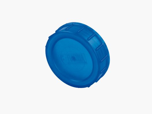Screw cap and seal, blue