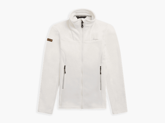 Bergans Hareid Fleece Jacket Donna Vaniglia Bianca L