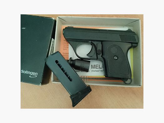 Seltene ME 8 Detective 8mm Knall im PTB 100/2 mit Verpackung!