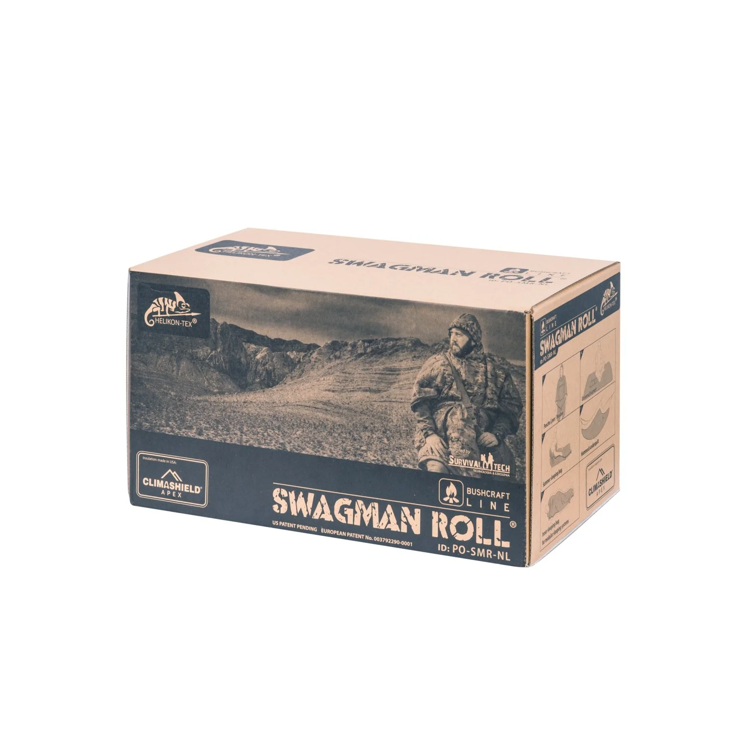 PONCHO HELIKON SWAGMAN ROLL - Nylon - Shadow Grey - One Size, image 30 of 32