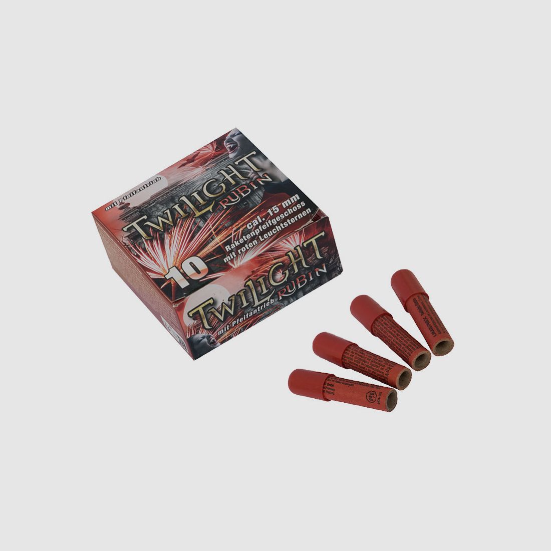 Pyro Umarex Twilight Rubin Raketenpfeifgeschosse 10 StĂĽck (P18)