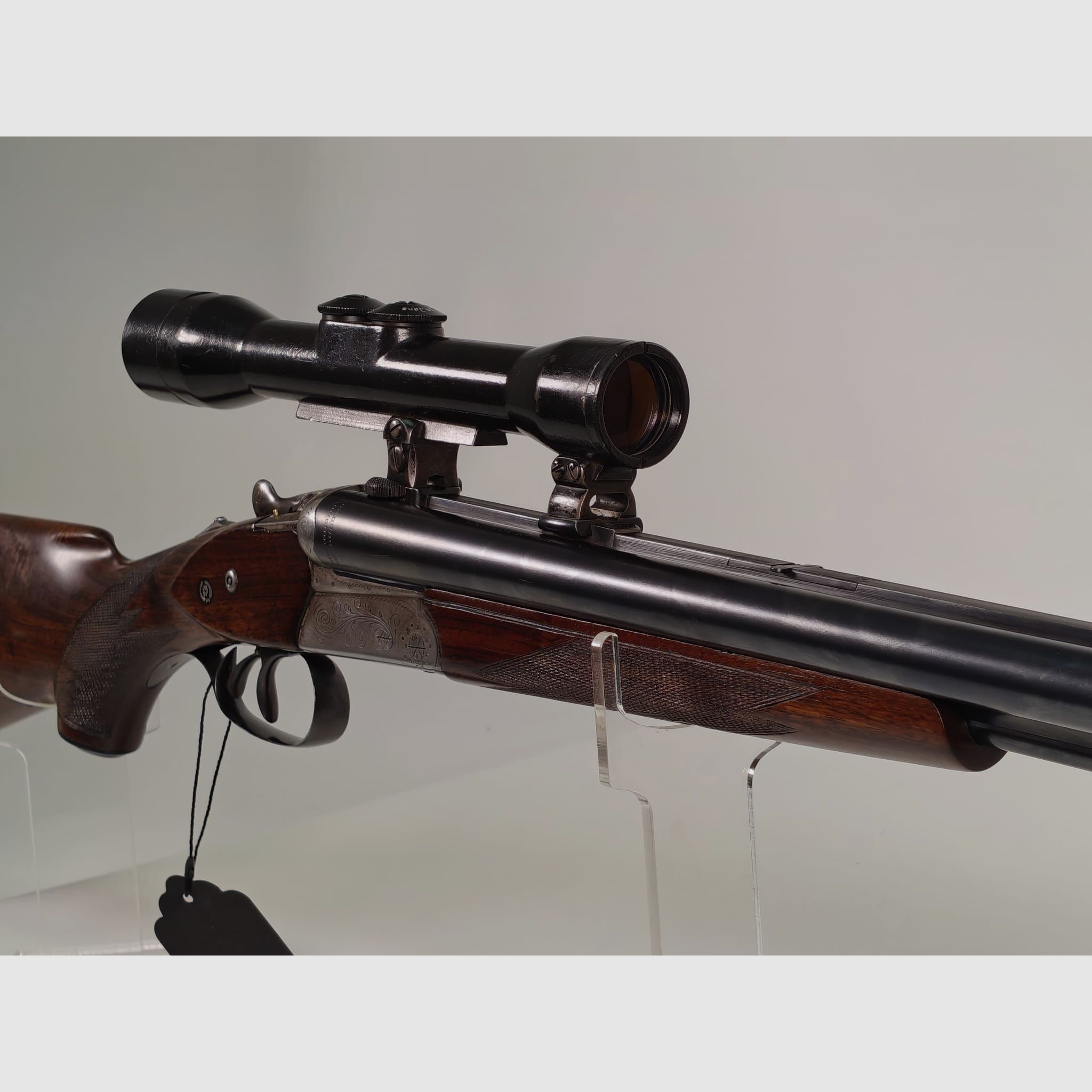 Merkel Drilling 7x57R, 12/70 e .22 Hornet Einstecklauf VVV incl. Zeiss Ziel-4, immagine 5 di 9