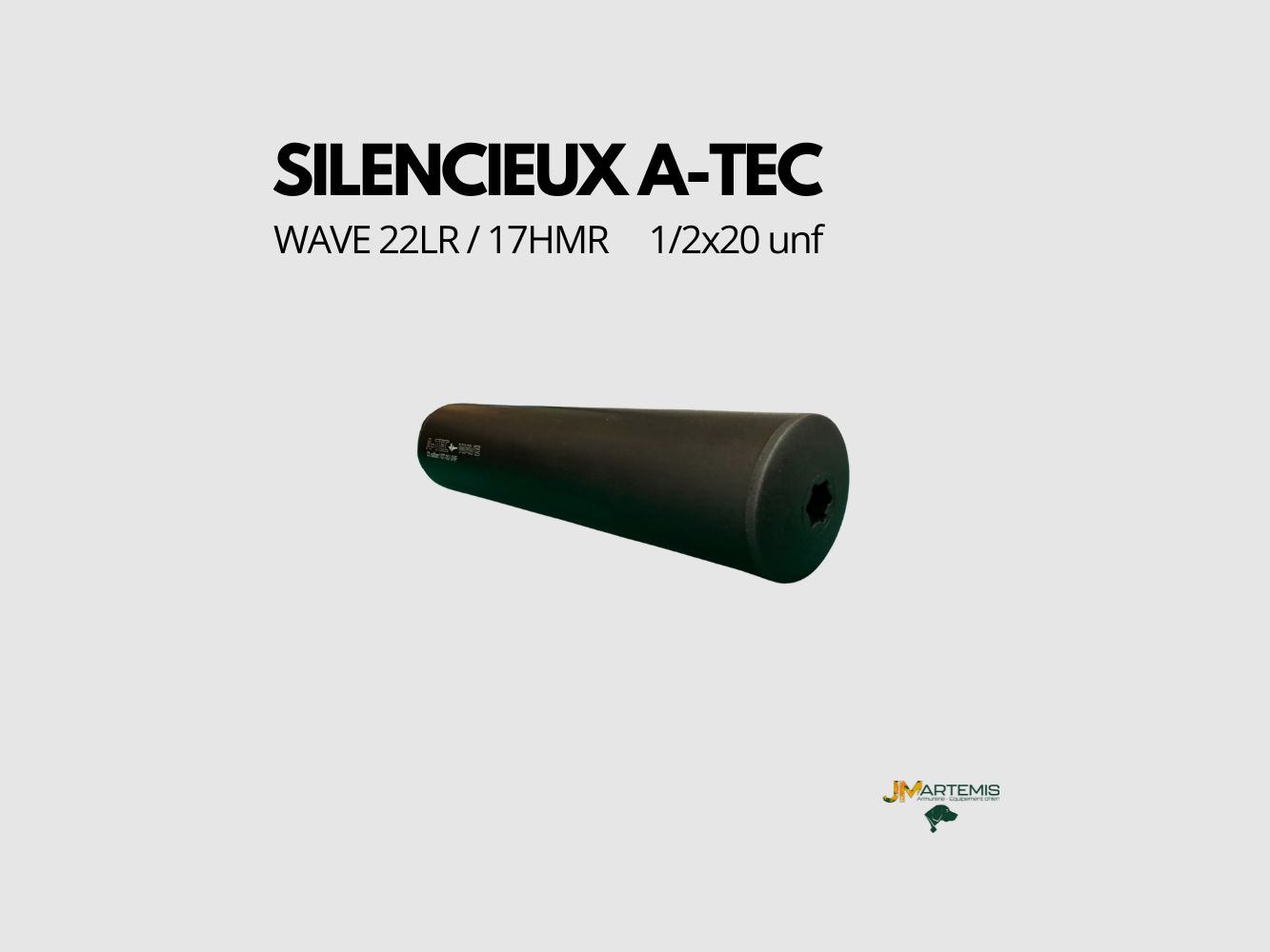 SUPPRESSOR A-TEC WAVE 22LR 1/2x20 UNF, image 3 of 3
