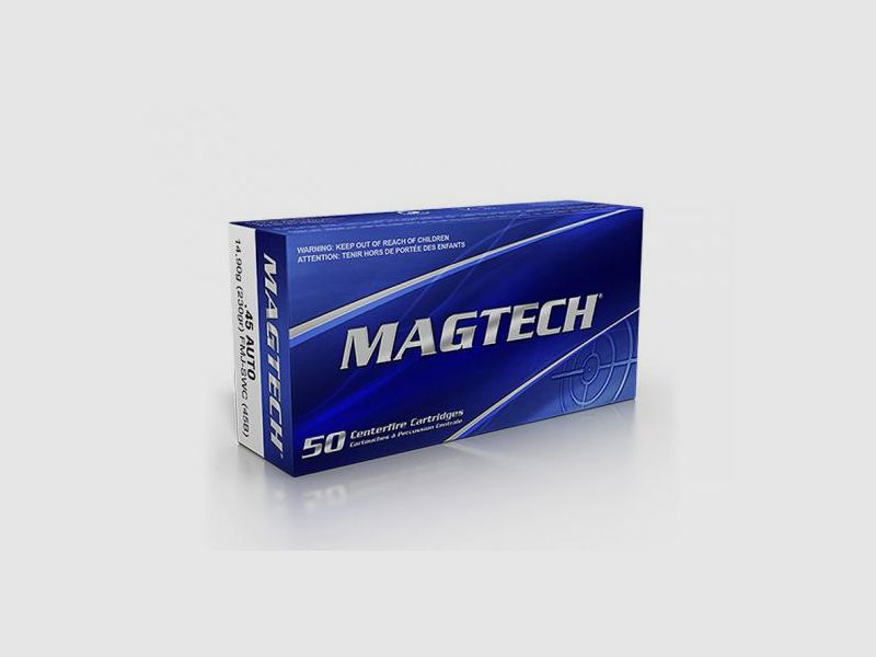 MAGTECH .45 Auto, Vollmantel SWC 230 grs