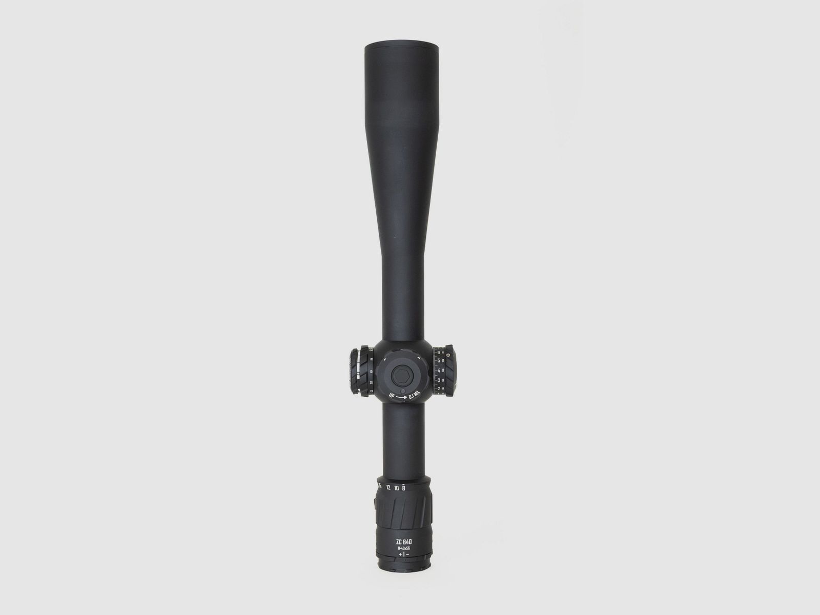 Visor Zero Compromise Optics ZC840 8-40×56 Ret. Tremor5 MIL torreta con bloqueo, imagen 4 de 5
