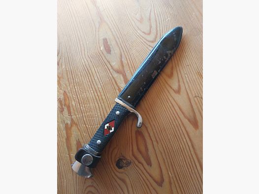 Original travel knife HJ with motto from Wk2 RZM M7/51 1938