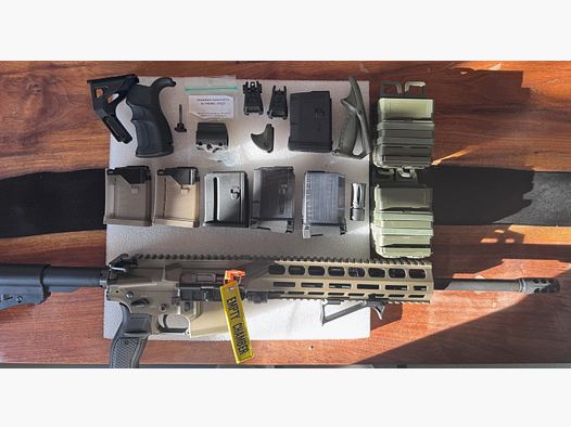 Haenel CR 223 16.5" – match trigger + magazine + adjustable gas port + ATec muzzle brake