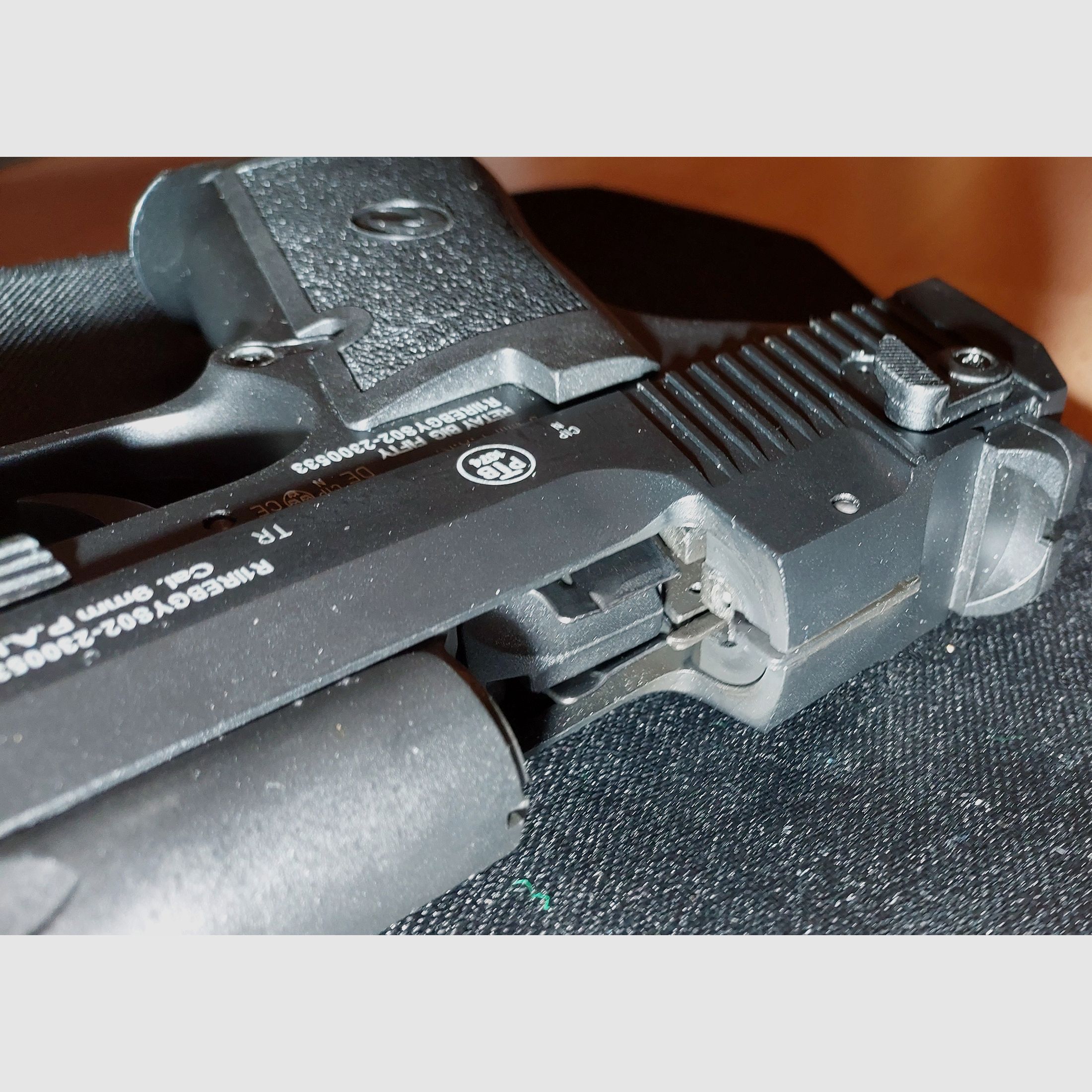 Retay Big Fifty LW pistola a salve 9mm P.A.K. brunita (PTB 1075)