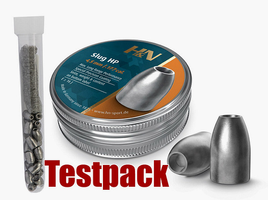 Testpack Hohlspitz Diabolos H&N Slug HP Kaliber 4,51 mm 0,65 g 10 gr glatt 40 StĂĽck