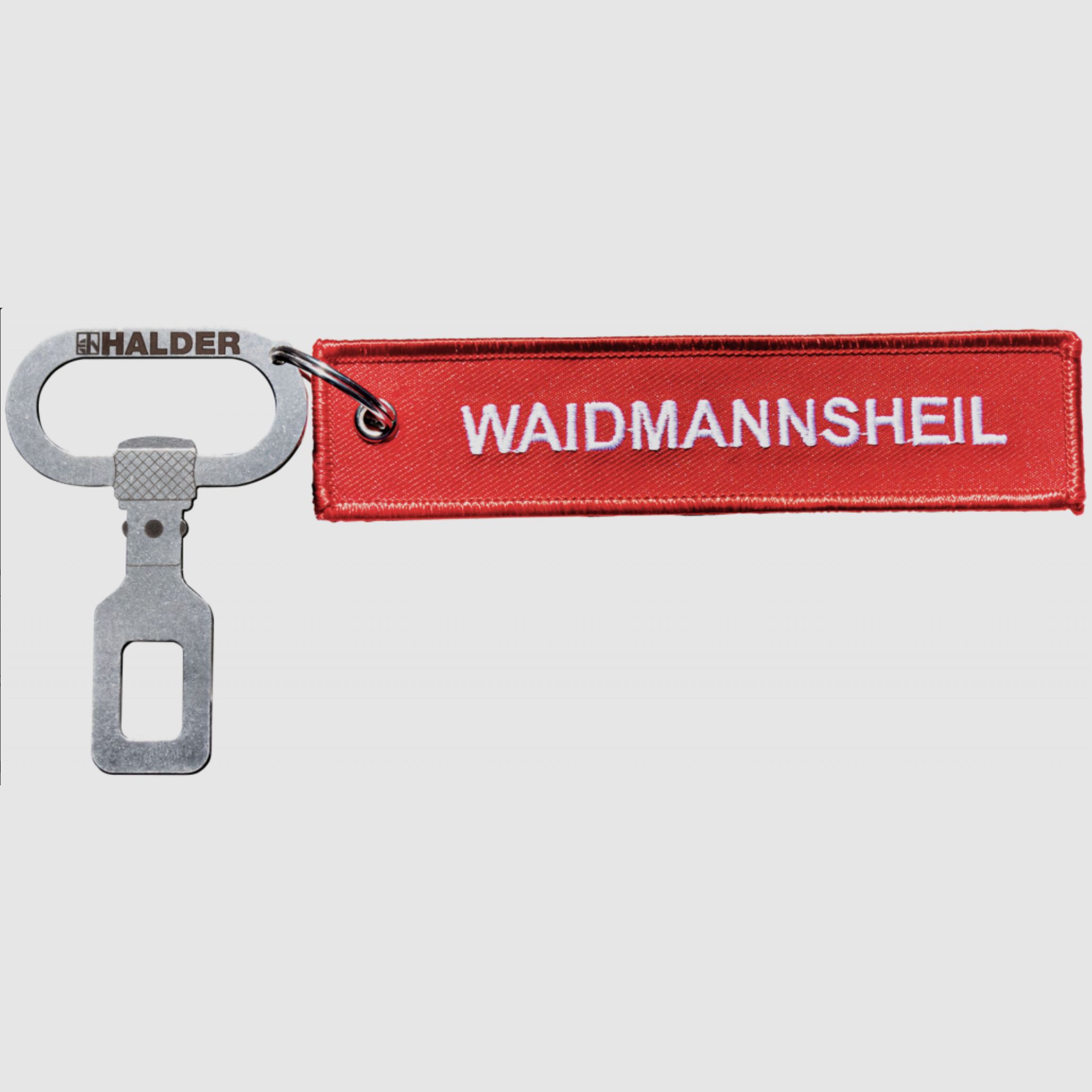 HALDER 22330.0981 Adapter do zapięcia pasów Push & Go z flagą ostrzegawczą