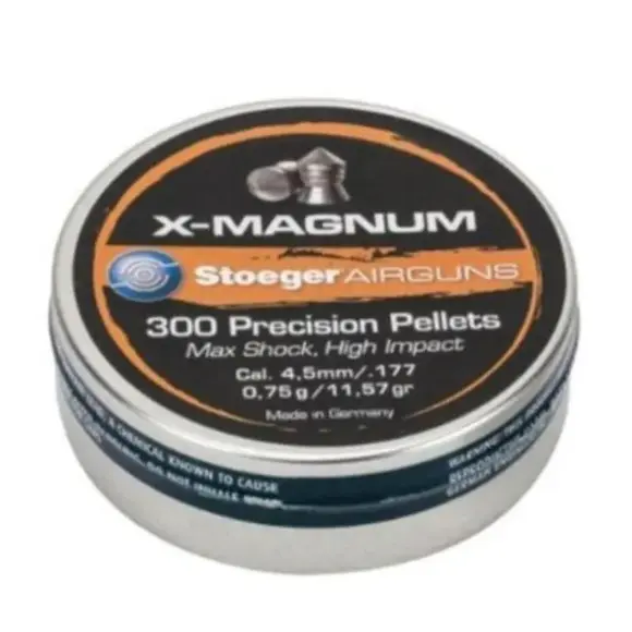 Doos van 300 Stoeger X-Magnum Pellets Kaliber 4,5 MM