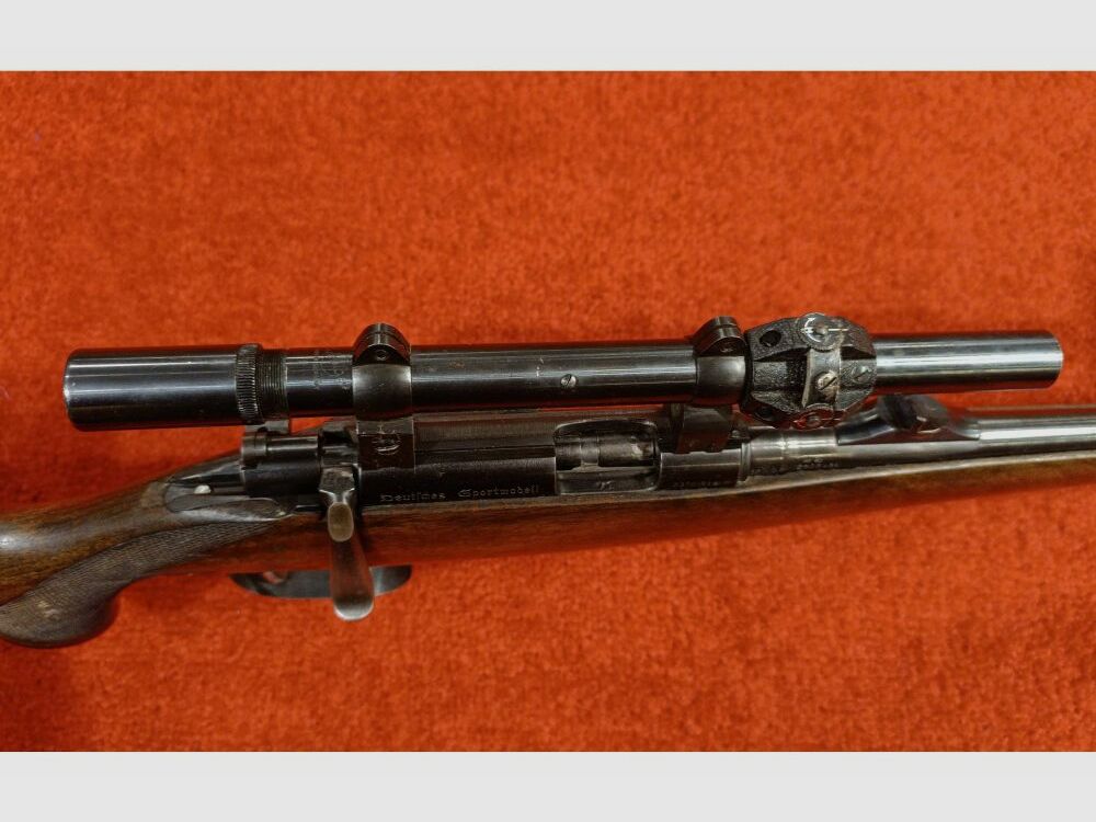 Jednolufowy Mauser Deutsch.Sportmodell .22WinMag