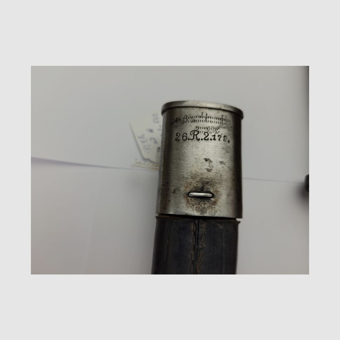 Seltene deutsche Bajonett 84/98 1. Typ – Weyersberg – preußisch 1888 – mit Nummer ! – BE+/TBE-, Bild 15 von 17