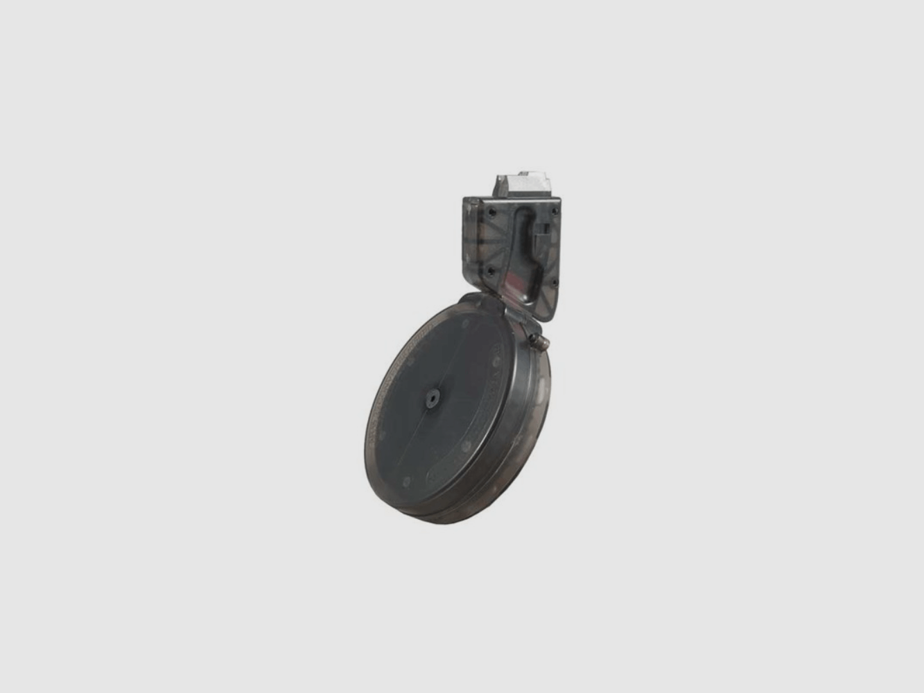 BLACK DOG AR-15 Drum Magazine 22lr 50rd Polymer Smoke Gray