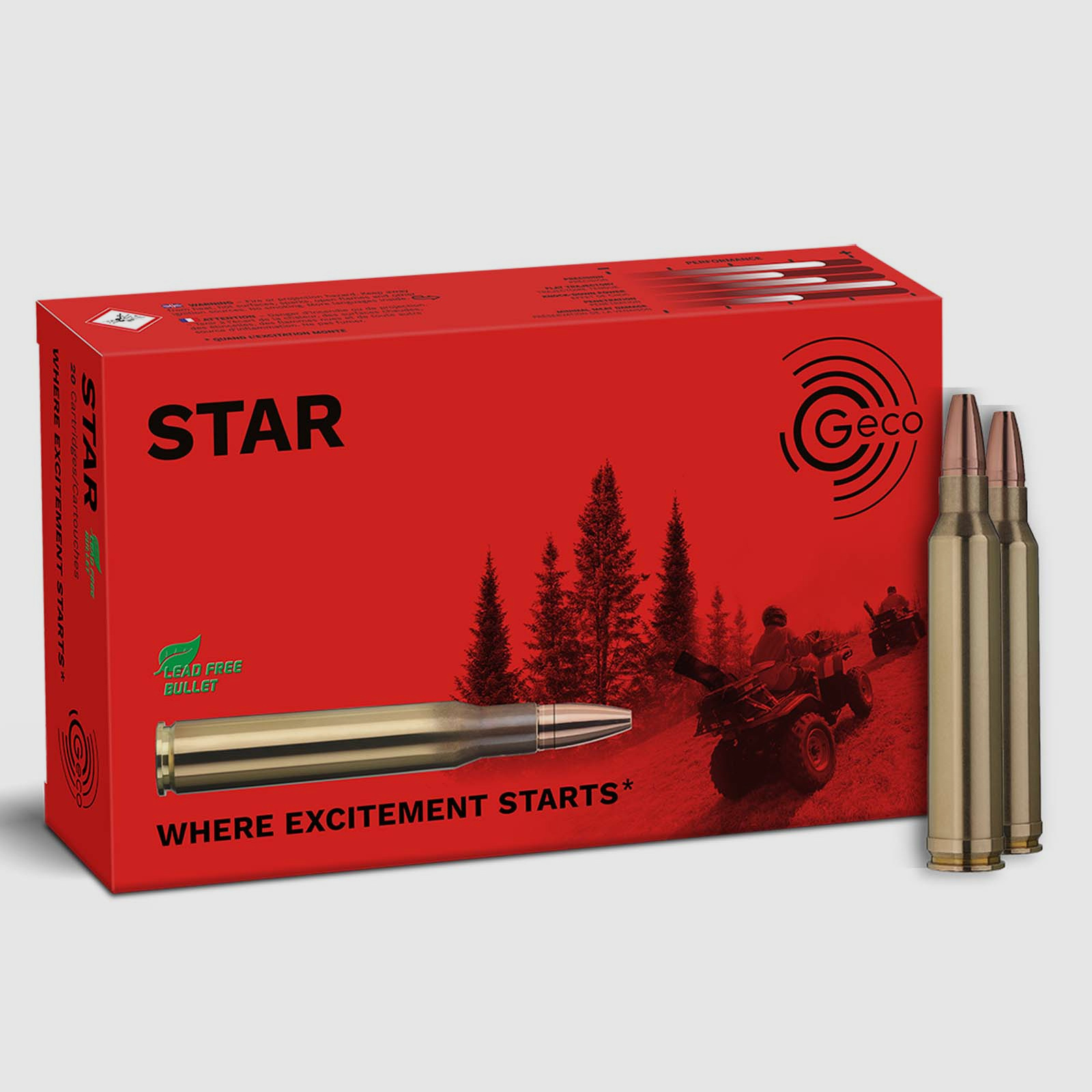 Geco Star 10,7g - 165gr .300WinMag