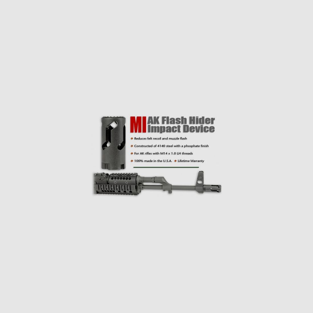 MI AK Flash Hider / Impact Device, Bild 1 von 2