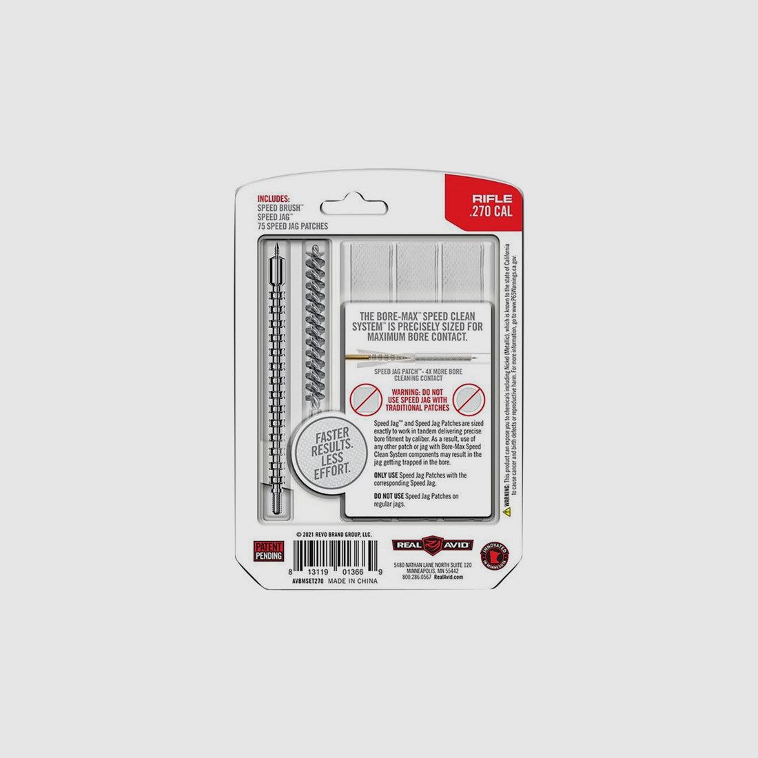 Real Avid Bore-Max Speed Clean Upgrade Set do kal. .270