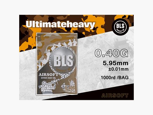 Biologisch afbreekbare BB's BLS 0,40g - Zak van 1000 - Ecologisch en Nauwkeurig - Voor Duurzaam Airsoft