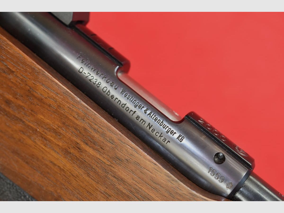 #7608 Feinwerkbau FWB 2000 carabina, para zurdos, cal. .22 LR, imagen 21 de 29