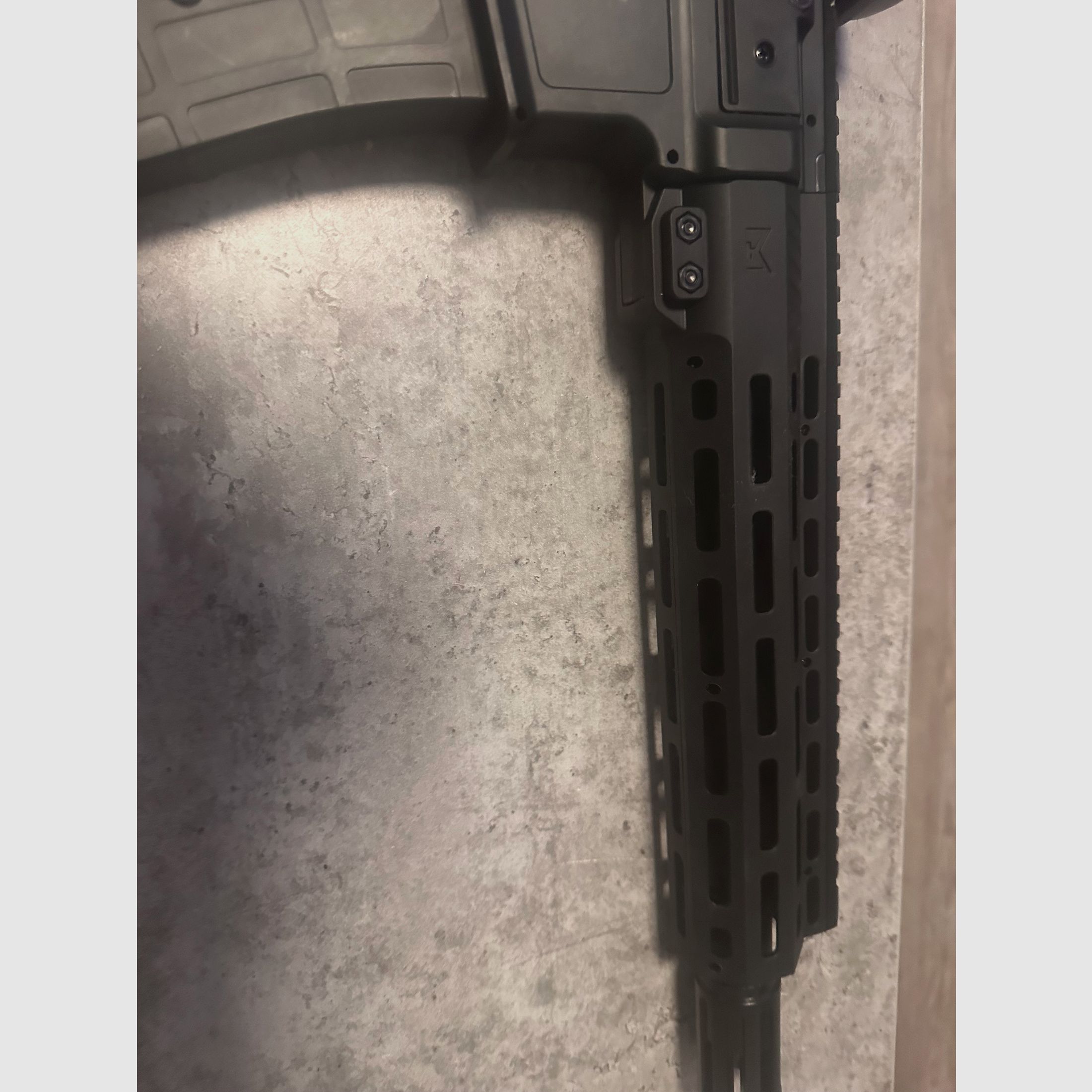 T4E Rough Rider TC 68 RAM-arma estilo AR, punto rojo NP3, 600 bolas de goma, CO2 – ¡Muy bien! Vb