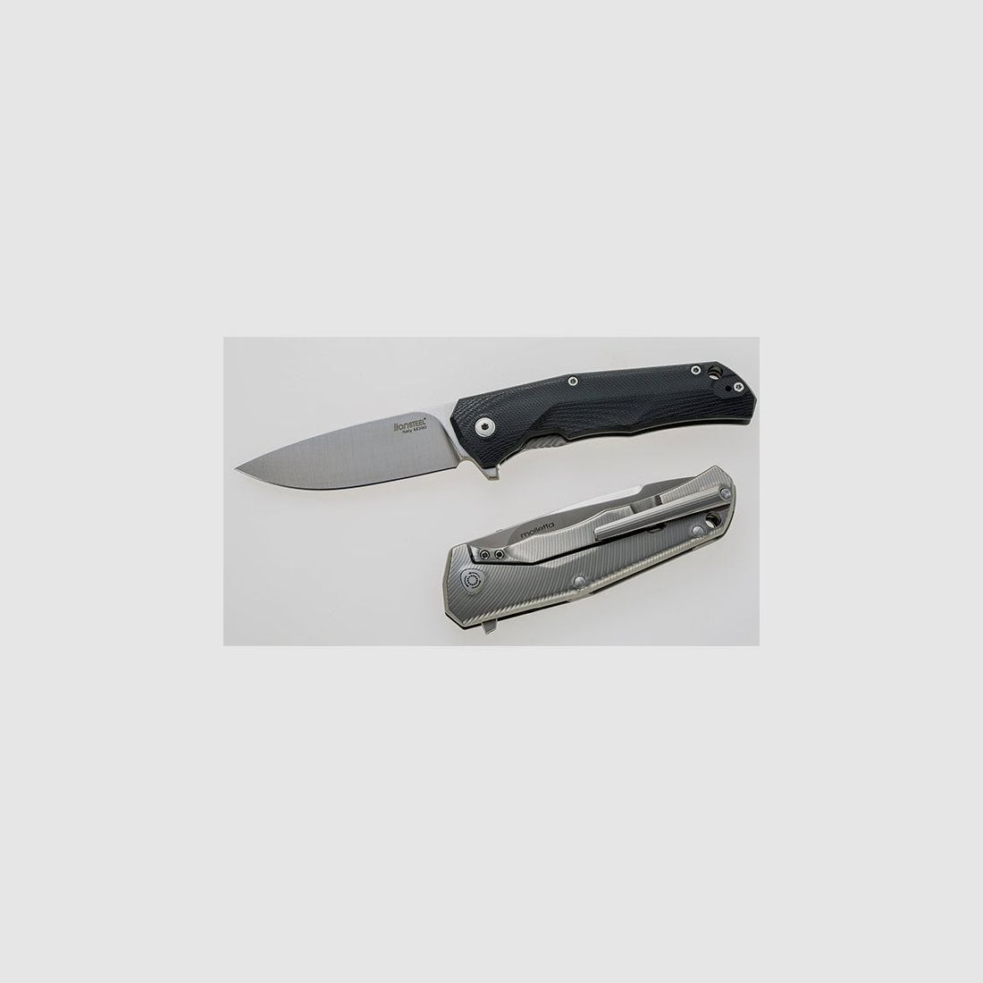 T.R.E. Folding Knife, Titanium, black, image 1 of 4