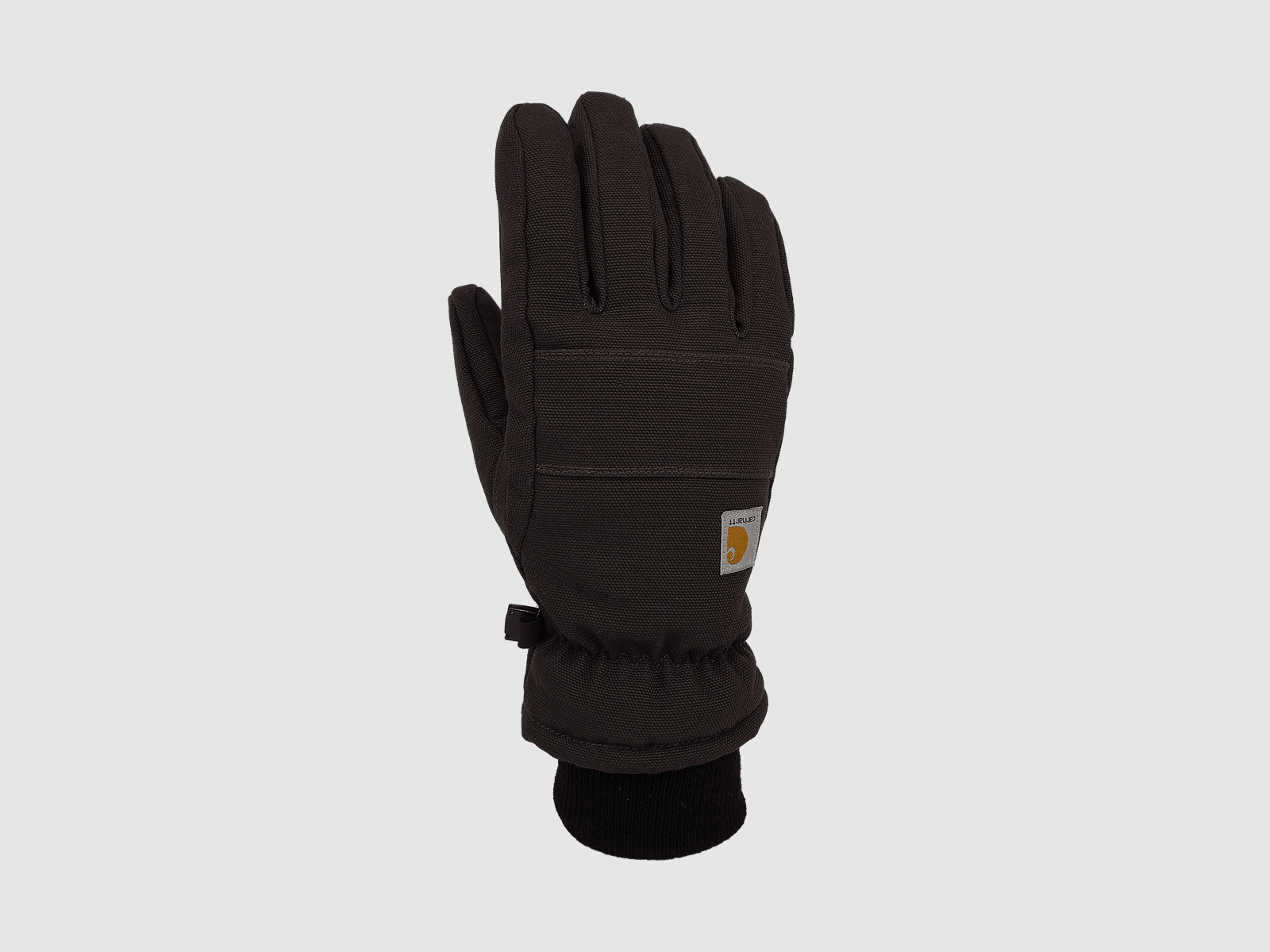Carhartt Insulated Duck Touch-Sensitive Knit Cuff Glove Men Black L