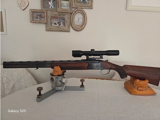 Bockflinte mit 2 Einsteckläufen im Kaliber 45/70 !