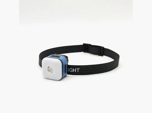 Lampe torche frontale cube 400 lumens, 3 modes d'éclairage
