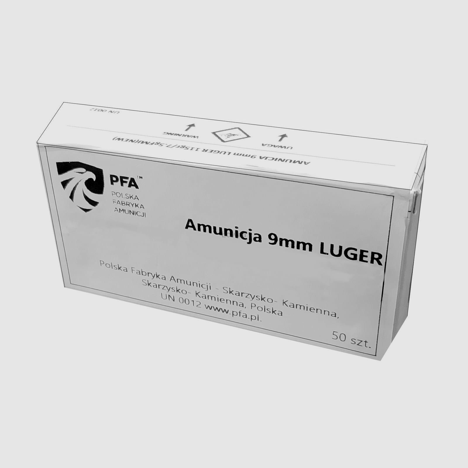 amu.o PFA 9PARA FMJ 124gr/8g op.50 UN0012