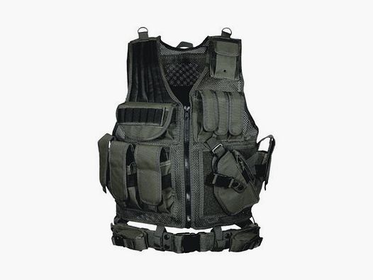 UTG 547 Giubbotto tattico per forze dell'ordine Colore: Nero / Grigio scuro