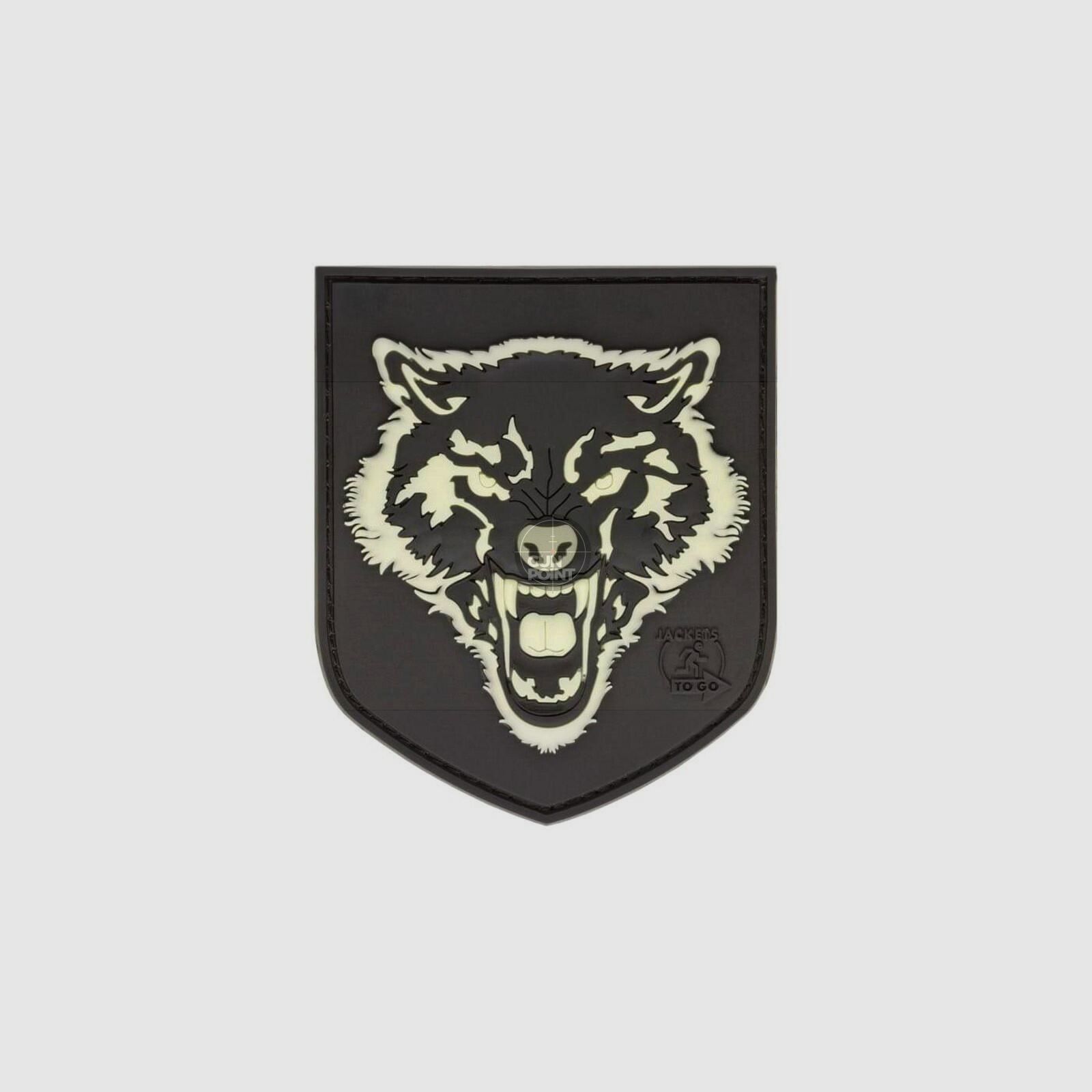 JTG Wolf Shield Rubber Patch-Glow