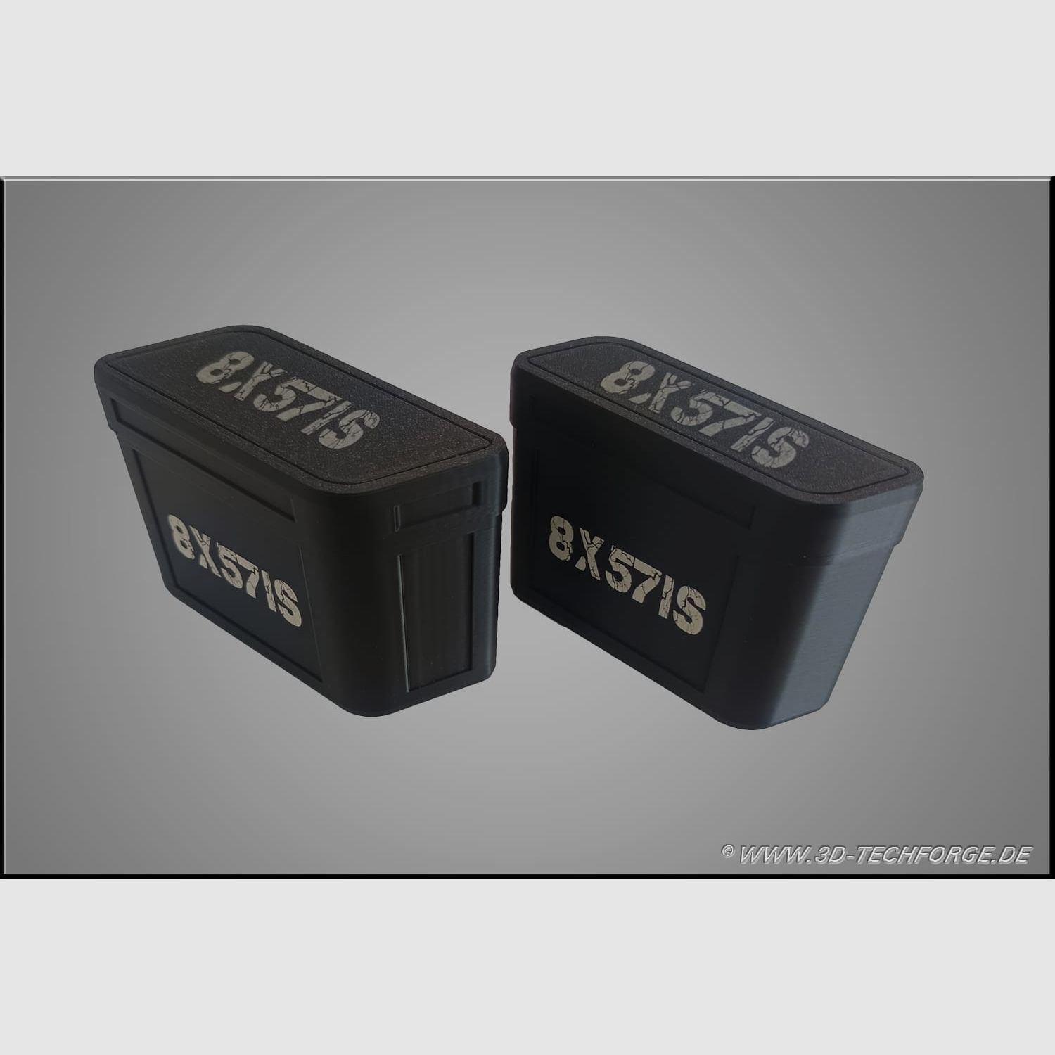 Estuche para cartuchos 8x57 IS magnético (5 / 10 disparos) – Silencioso y sin ruido con inserto de fieltro, muchos otros calibres bajo pedido