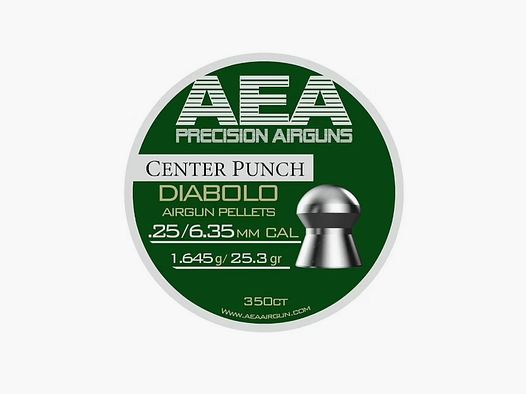 AEA Precision Center Punch Pellets .25 (6.35 mm)
