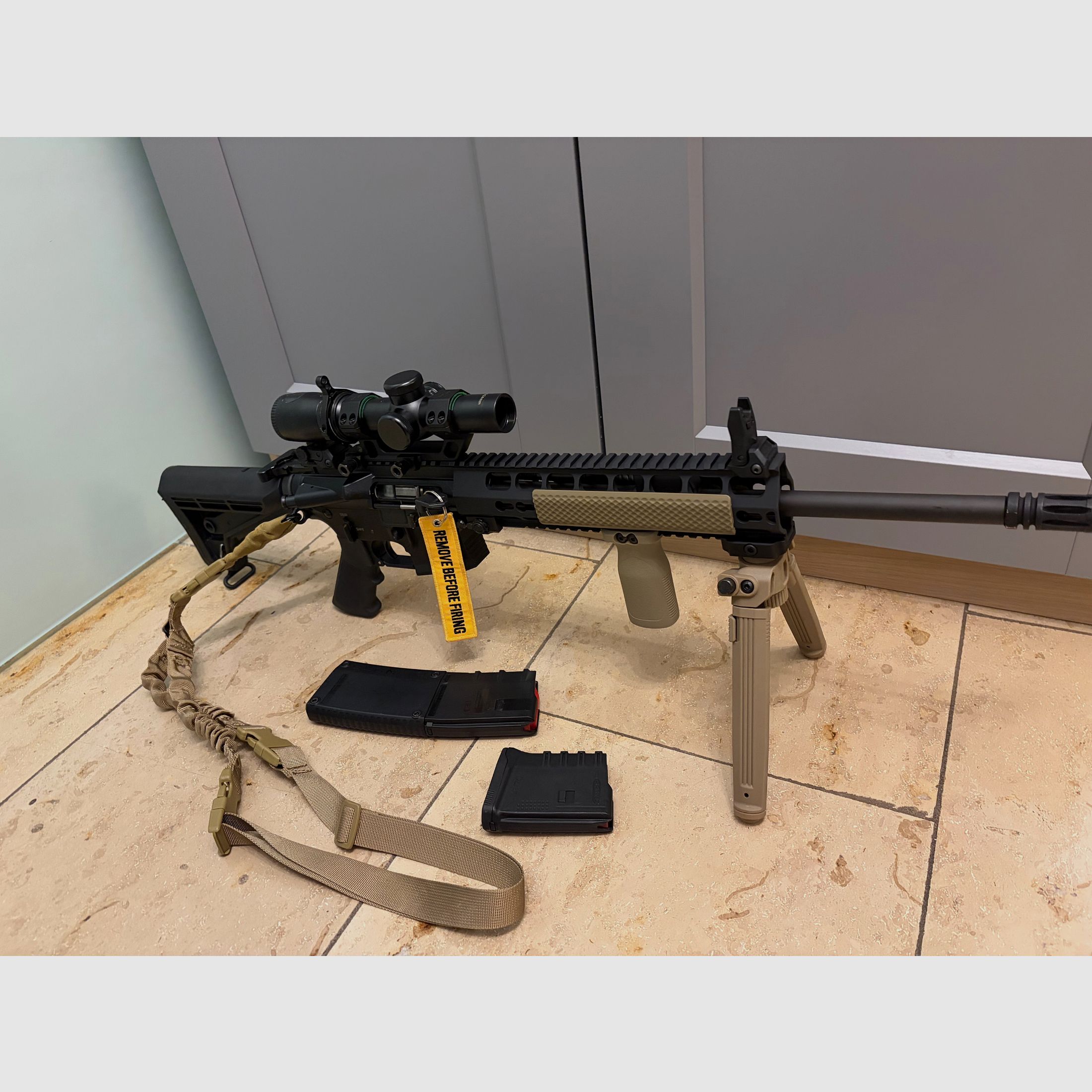 AR 15 semi-automatic rifle HAENEL CR223