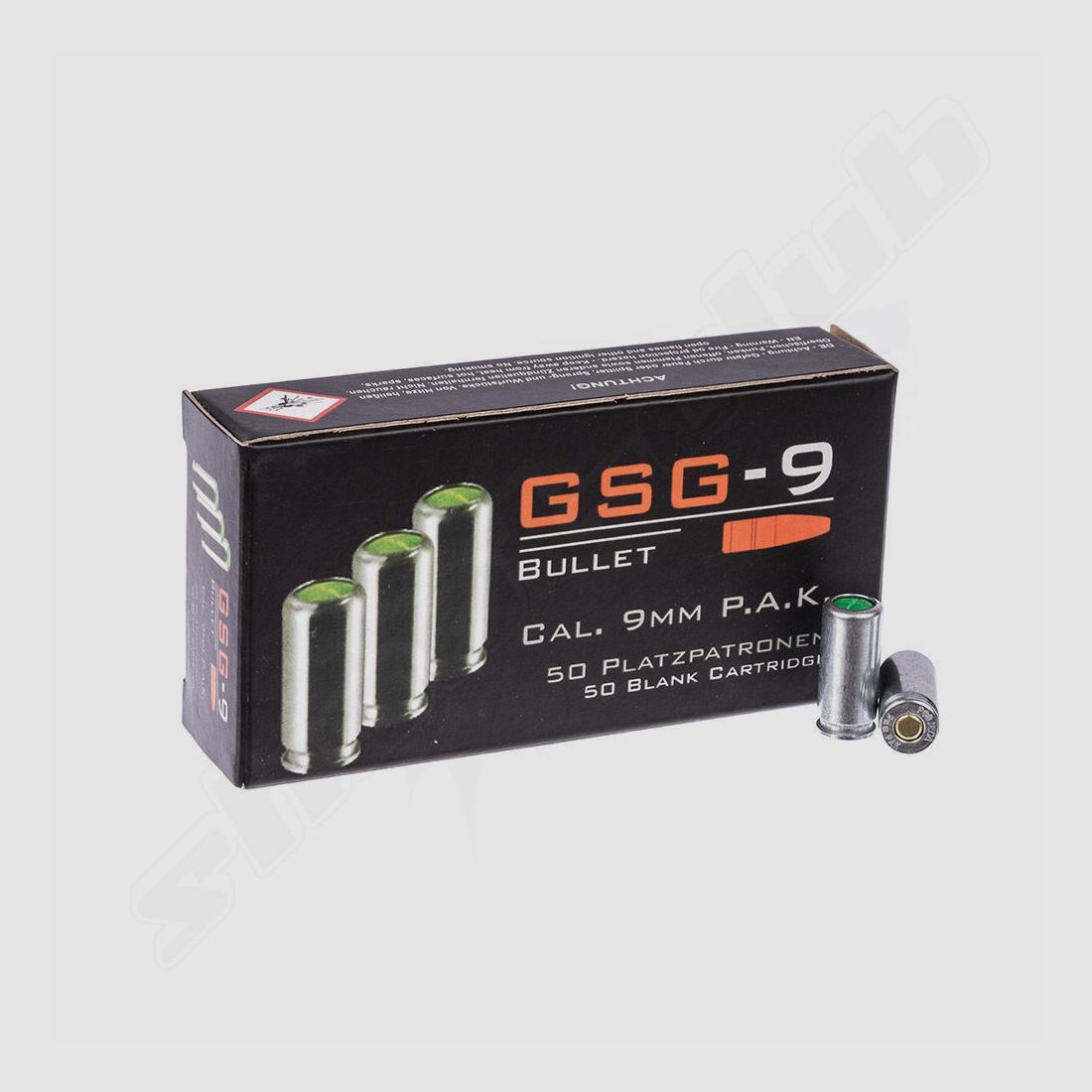GSG GSG-9 oefenpatronen 50 stuks.