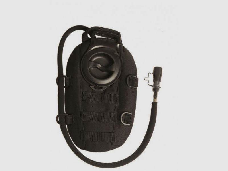 HYDRATION-PACK 1,0 L - OVAL - SCHWARZ - MOLLE / CAMEL BAG