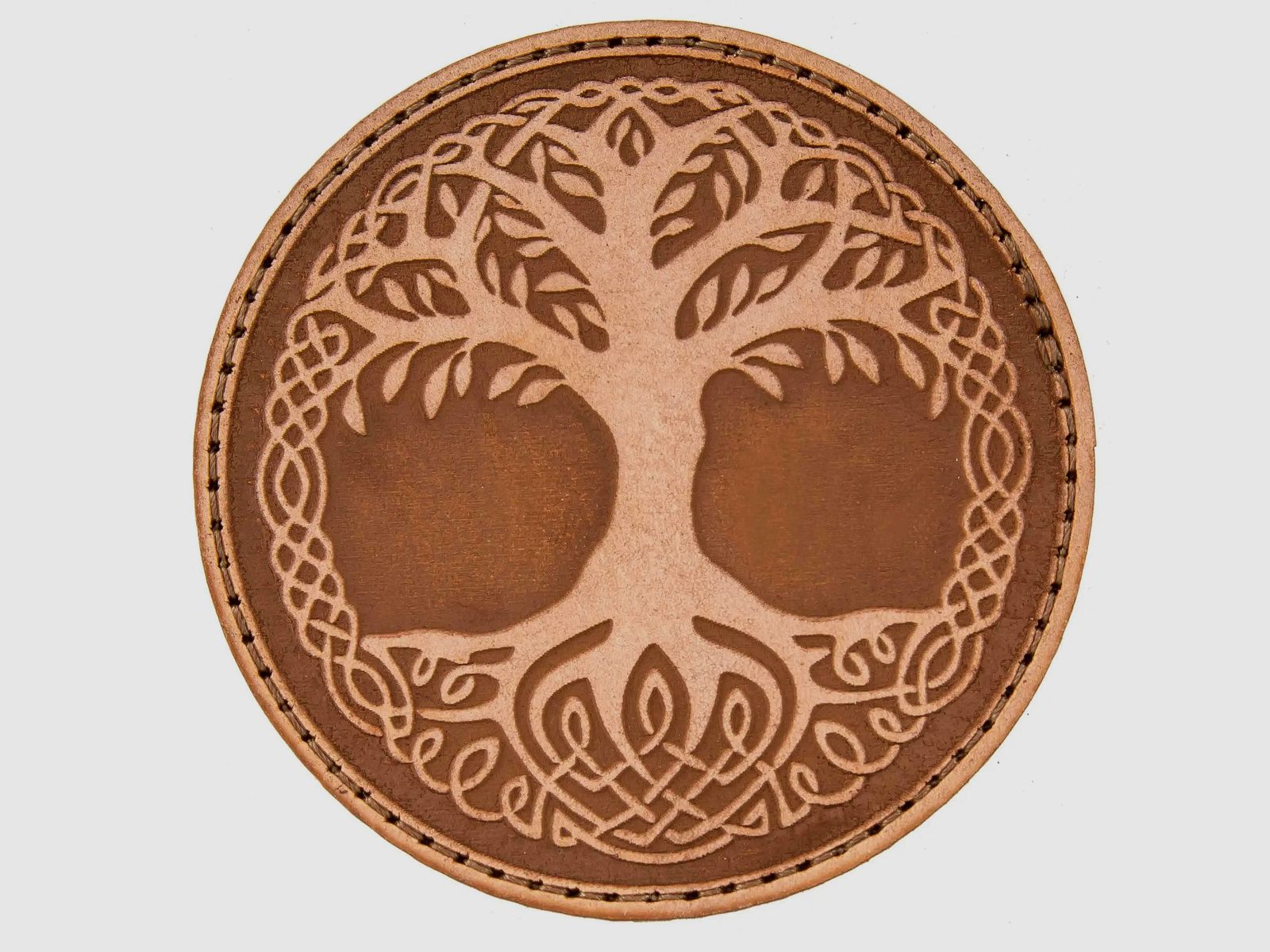 MD-Textil MD-Textil Lederpatch Yggdrasil sand