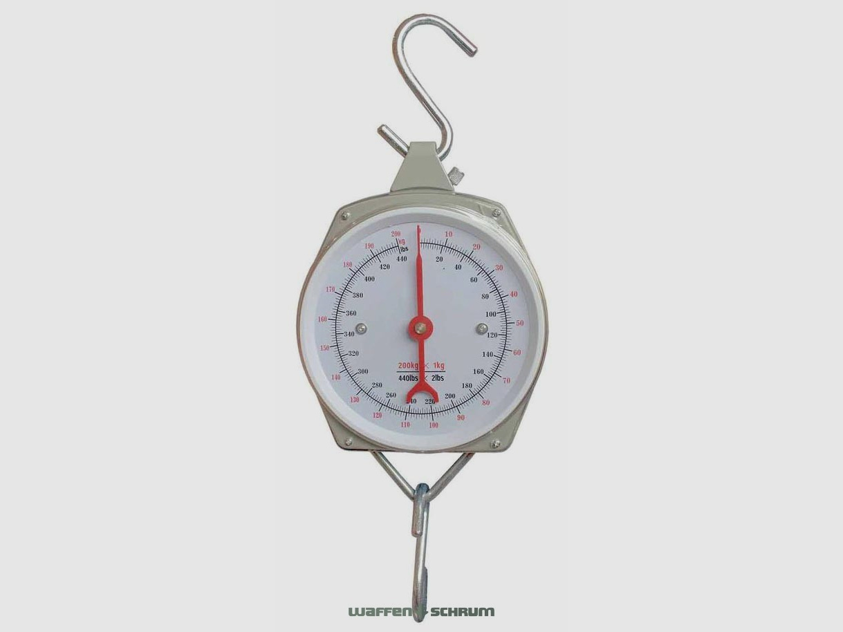 Eurohunt Zeiger-Schnellwaage bis 200kg