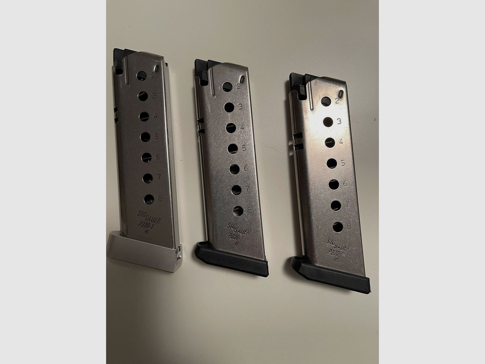 Sig Sauer P220 X-Six 45 ACP e sistema di cambio 9X19