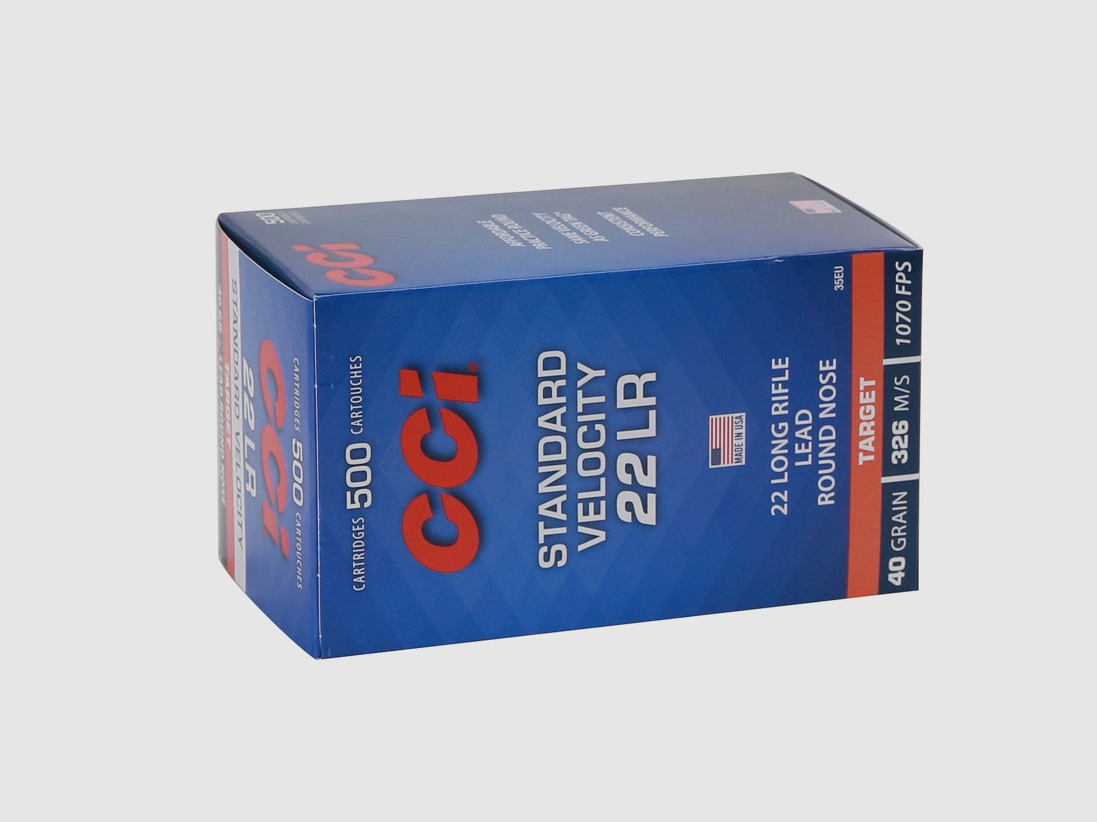 CCI Standard Velocity, .22lr, kaliber