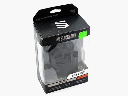 Holster Blackhawk CQC Serpa, OWB, RH, Schwarz, zu SIG P365/P365XL