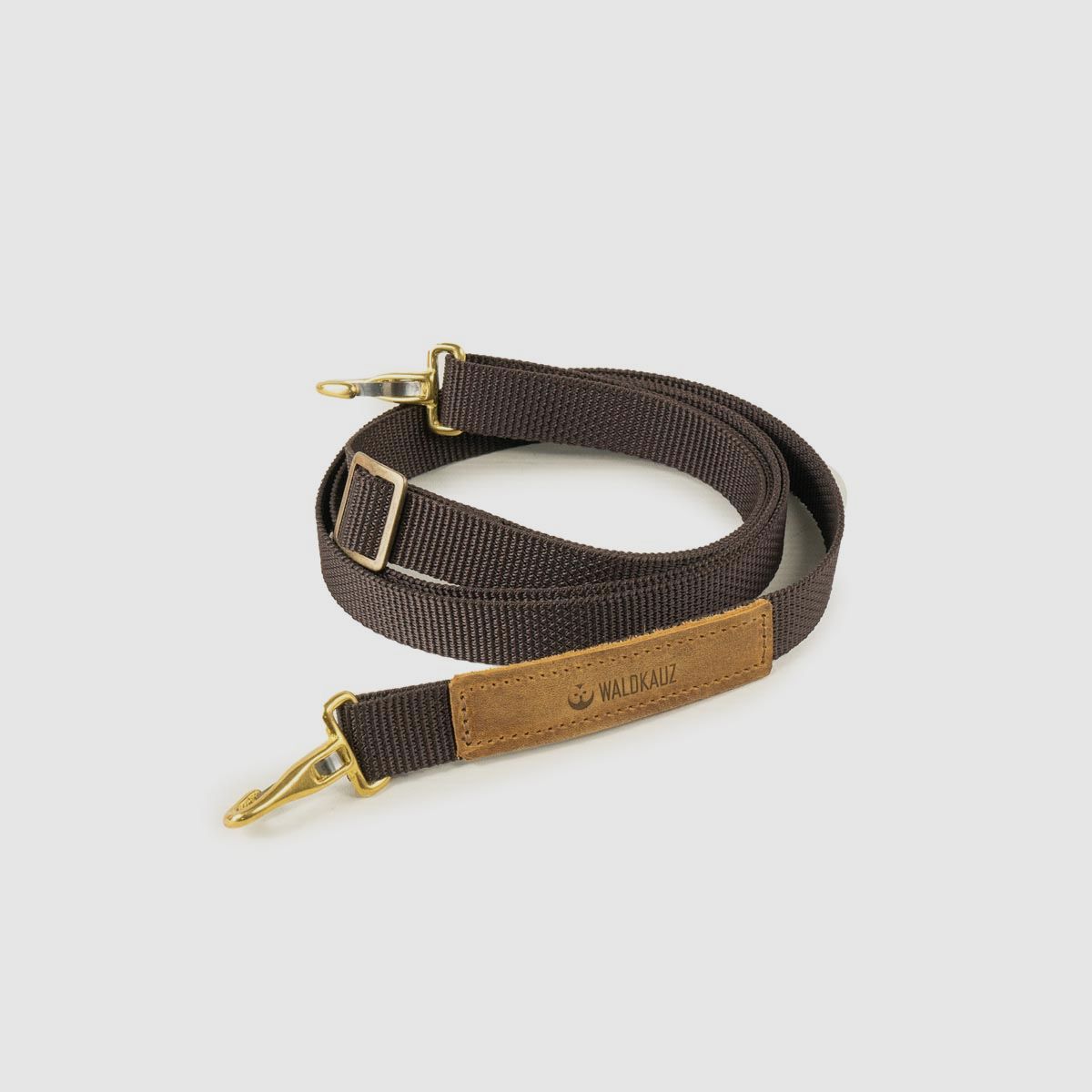 Carrying strap for gas bag "Beuteltier", brown