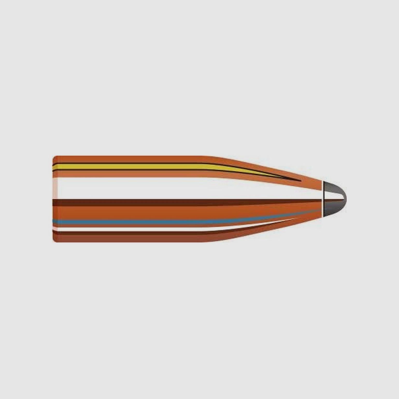 Boîte de 100 ogives Hornady 22 .224 60GR SP 2270