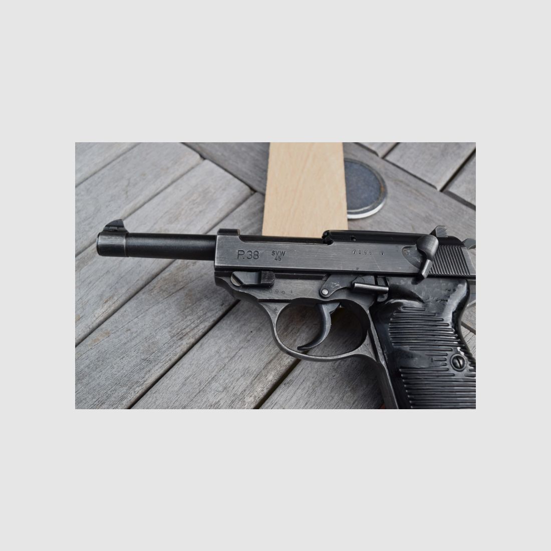 Deutschland Pistole Mauser P38 svw45 WKII 9mm nrgl. Sammlerwaffe