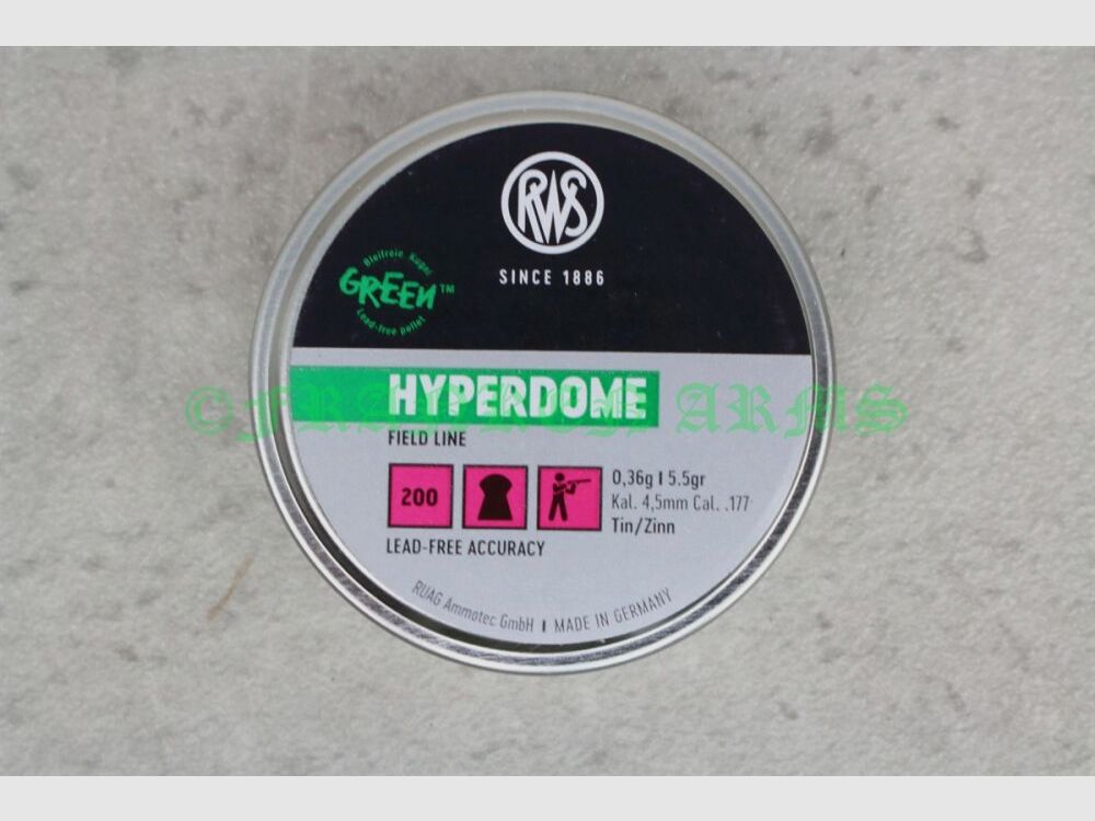 RWS HyperDome 4,50mm 200 Stück Staffelpreise